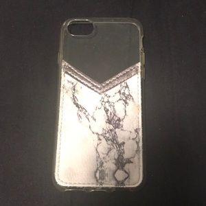 iPhone 7 marble pocket case